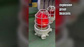 Explosion proof siren and beacons light